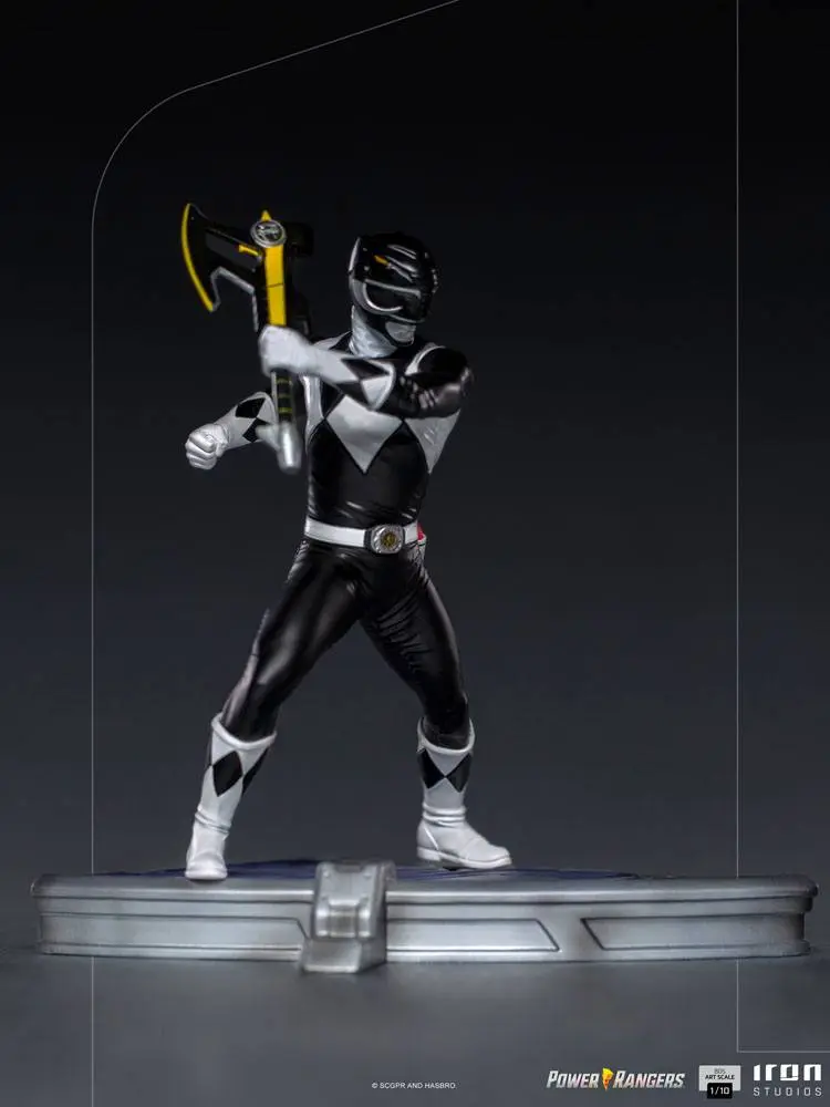 Power Rangers BDS Art Scale Statue 1/10 Black Ranger 17 cm product photo