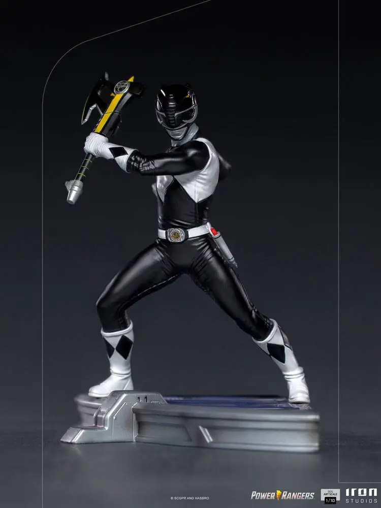 Power Rangers BDS Art Scale Statue 1/10 Black Ranger 17 cm product photo