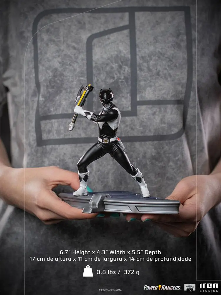 Power Rangers BDS Art Scale Statue 1/10 Black Ranger 17 cm product photo
