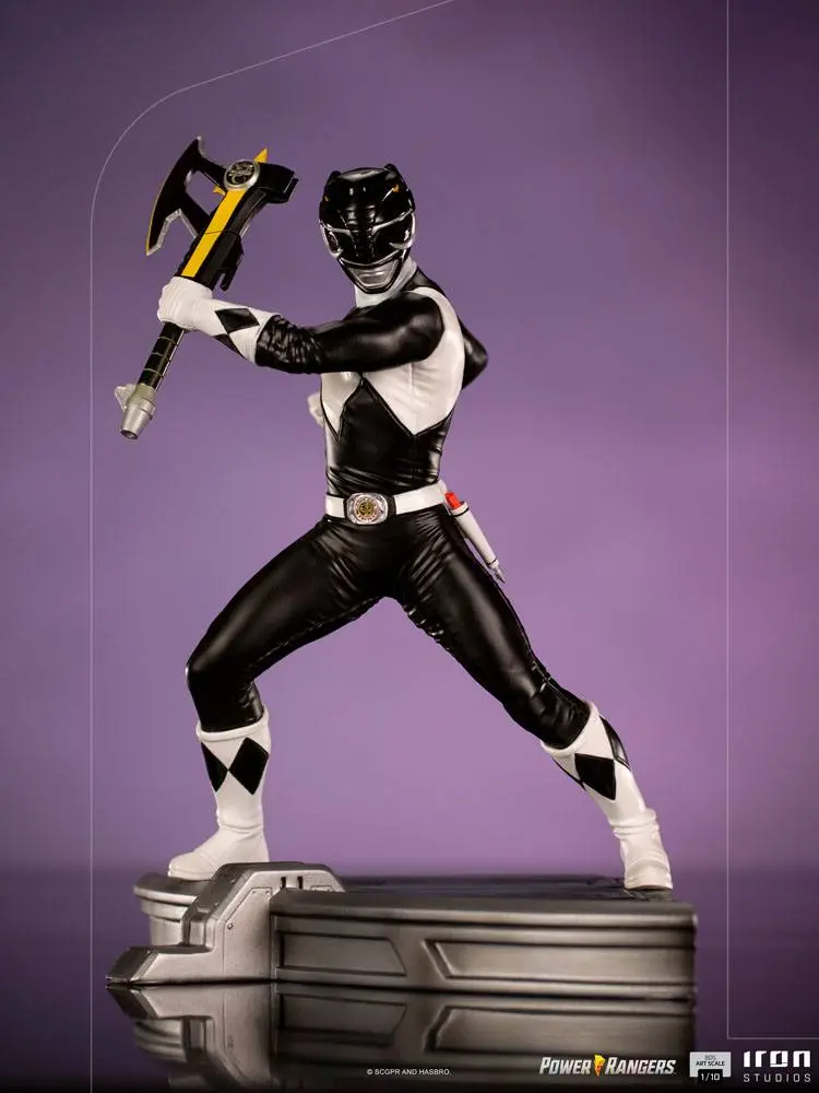 Power Rangers BDS Art Scale Statue 1/10 Black Ranger 17 cm product photo