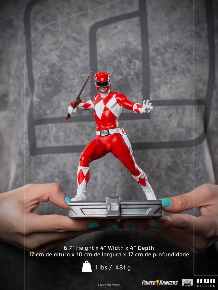 Power Rangers BDS Art Scale Statue 1/10 Red Ranger 17 cm product photo
