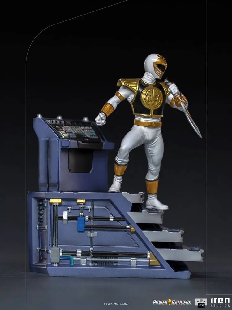 Power Rangers BDS Art Scale Statue 1/10 White Ranger 22 cm product photo
