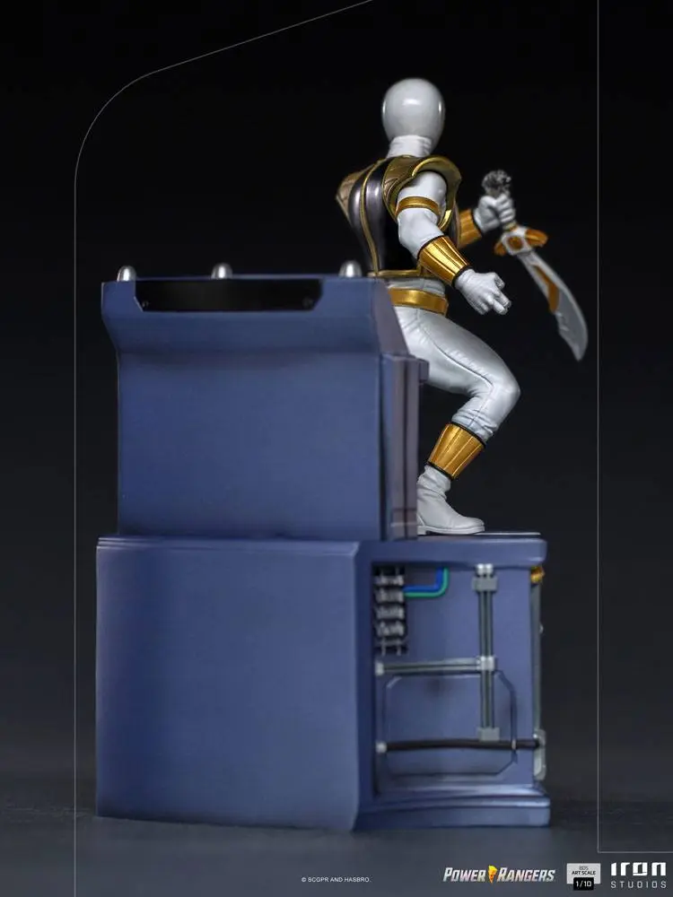 Power Rangers BDS Art Scale Statue 1/10 White Ranger 22 cm product photo