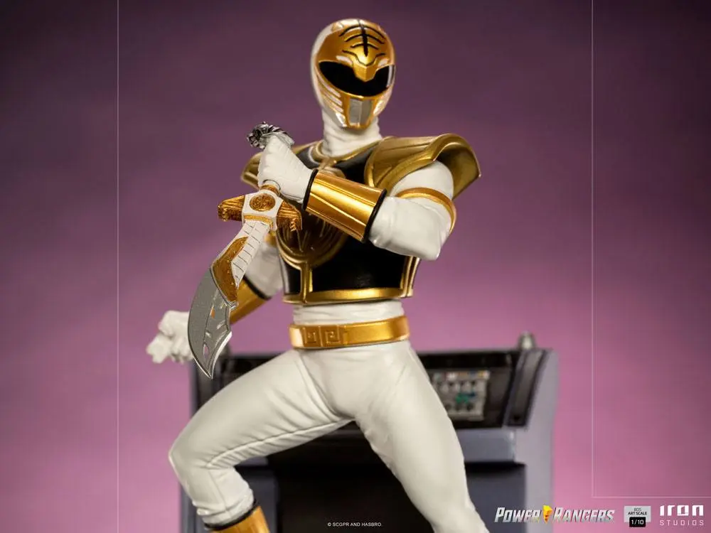 Power Rangers BDS Art Scale Statue 1/10 White Ranger 22 cm product photo