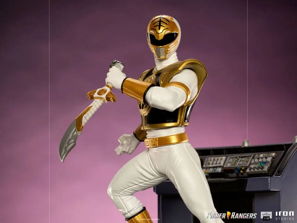 Power Rangers BDS Art Scale Statue 1/10 White Ranger 22 cm product photo