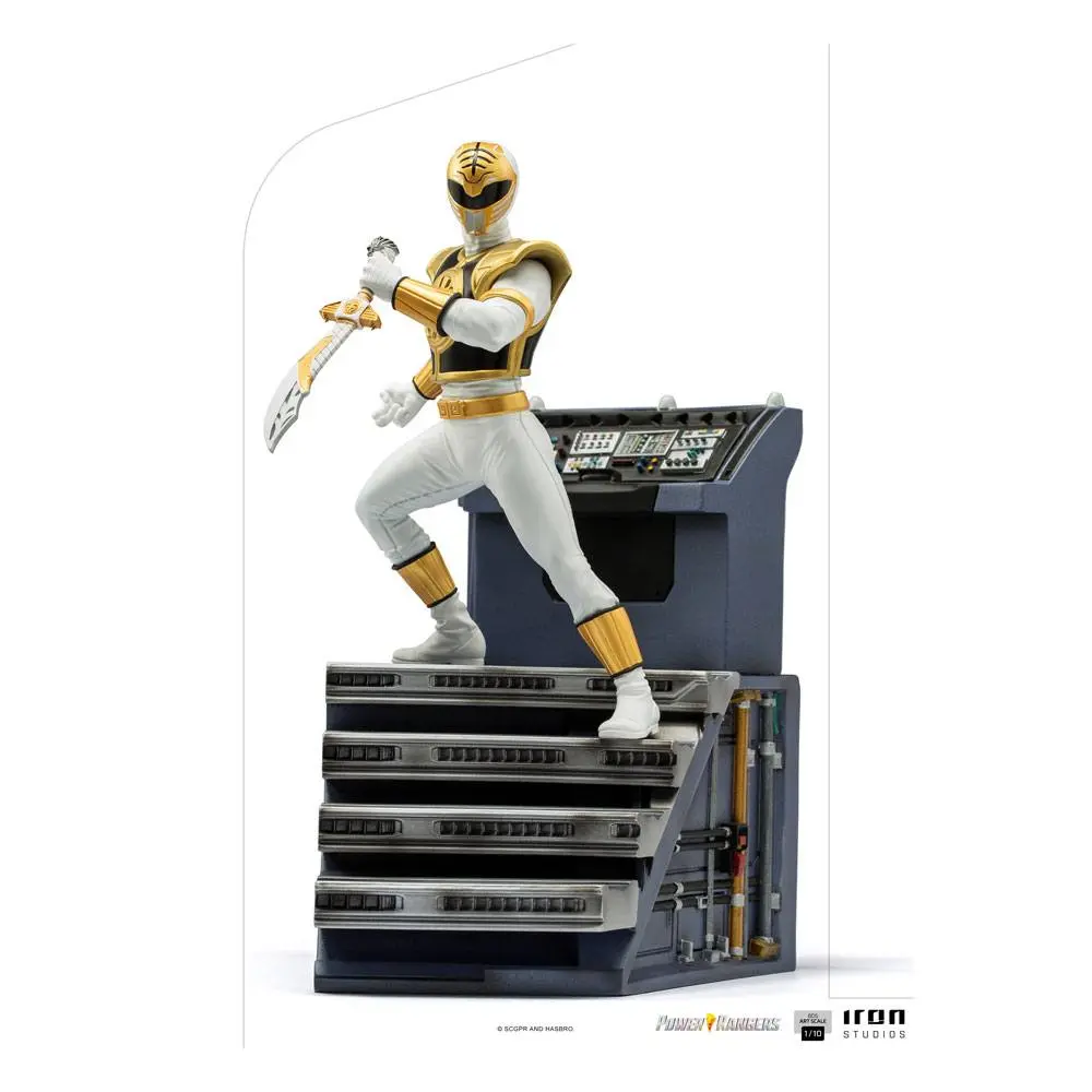 Power Rangers BDS Art Scale Statue 1/10 White Ranger 22 cm product photo
