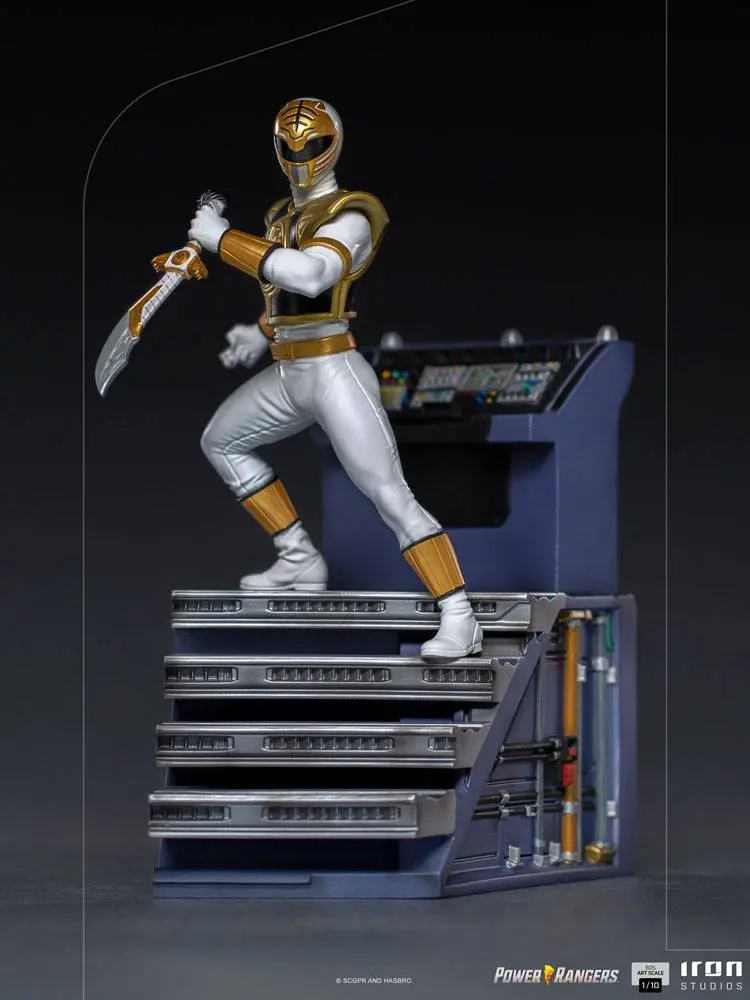 Power Rangers BDS Art Scale Statue 1/10 White Ranger 22 cm product photo