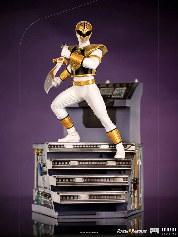 Power Rangers BDS Art Scale Statue 1/10 White Ranger 22 cm product photo