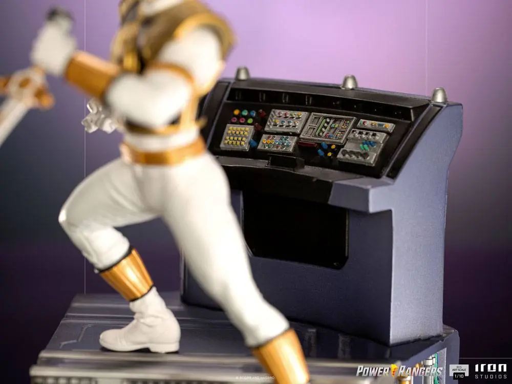 Power Rangers BDS Art Scale Statue 1/10 White Ranger 22 cm product photo