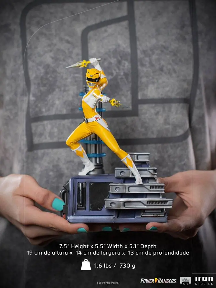 Power Rangers BDS Art Scale Statue 1/10 Yellow Ranger 19 cm product photo