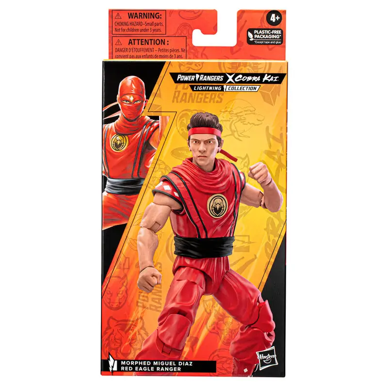 Power Rangers x Cobra Kai Lightning Collection Action Figure Morphed Miguel Diaz Red Eagle Ranger 15 cm termékfotó