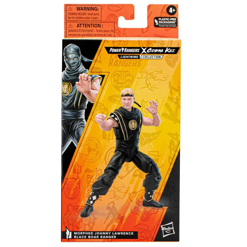 Power Rangers x Cobra Kai Lightning Collection Action Figure Morphed Johnny Lawrence Black Boar Ranger 15 cm product photo