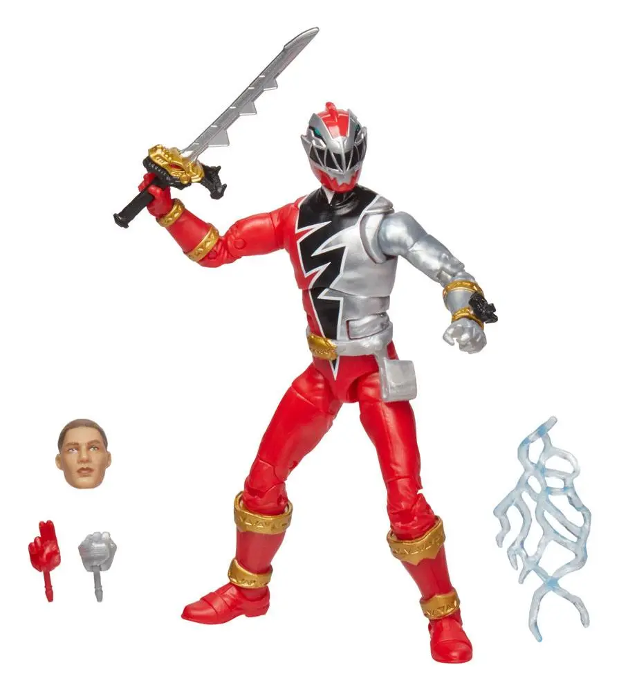 Power Rangers Dino Fury Lightning Collection Action Figure 2022 Red Ranger 15 cm product photo