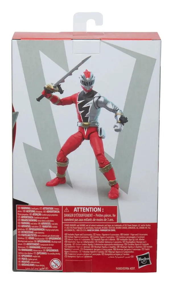 Power Rangers Dino Fury Lightning Collection Action Figure 2022 Red Ranger 15 cm product photo