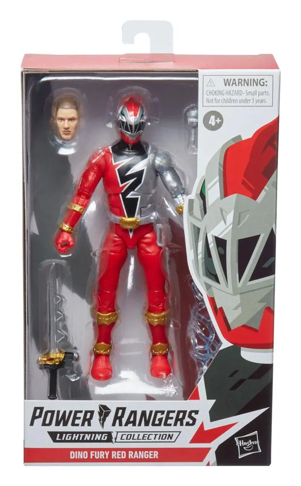 Power Rangers Dino Fury Lightning Collection Action Figure 2022 Red Ranger 15 cm product photo