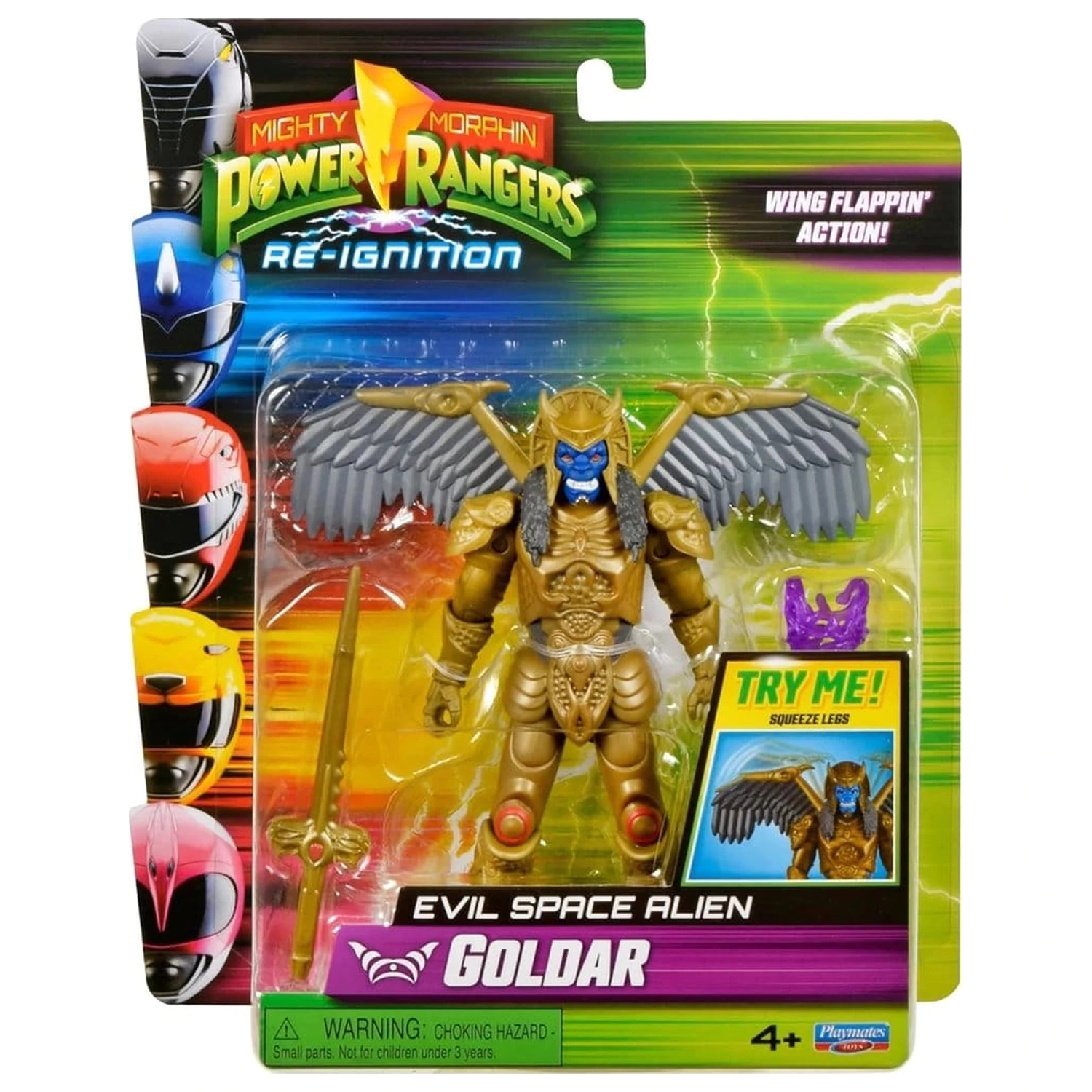 Power Rangers Evil Space Alien Action Figure Goldar 13 cm product photo
