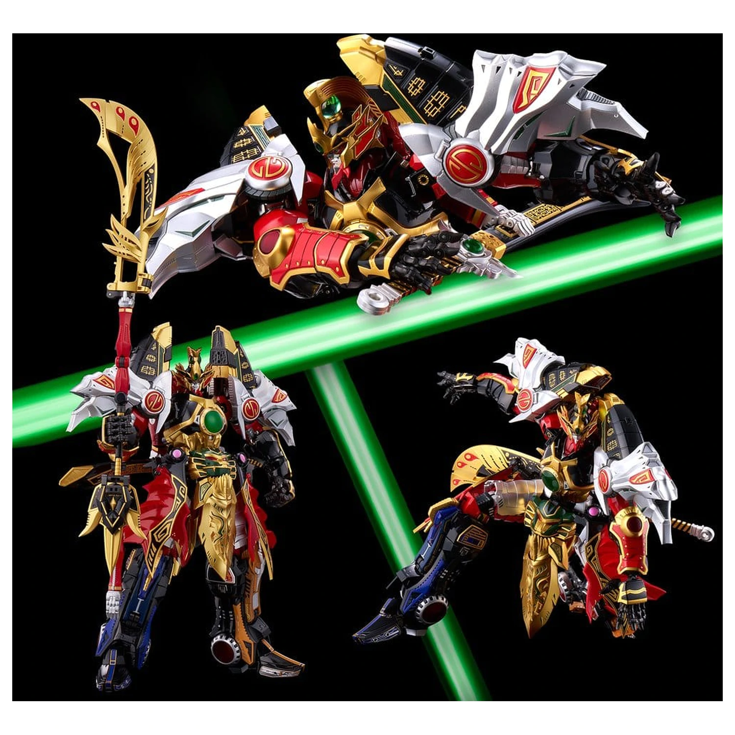 Power Rangers Go! Kuro Kara Combine Action Figure Thunder Megazord 28 cm product photo