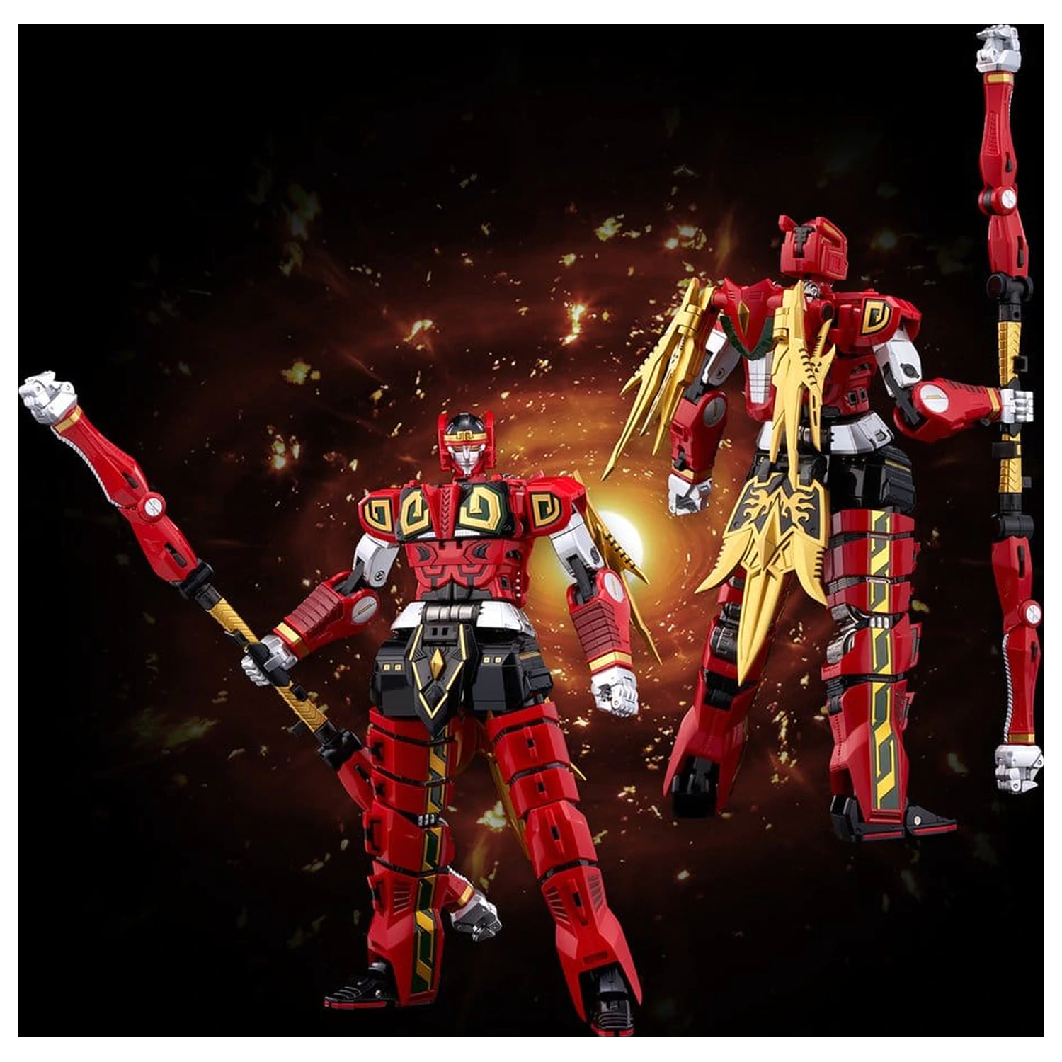 Power Rangers Go! Kuro Kara Combine Action Figure Thunder Megazord 28 cm product photo