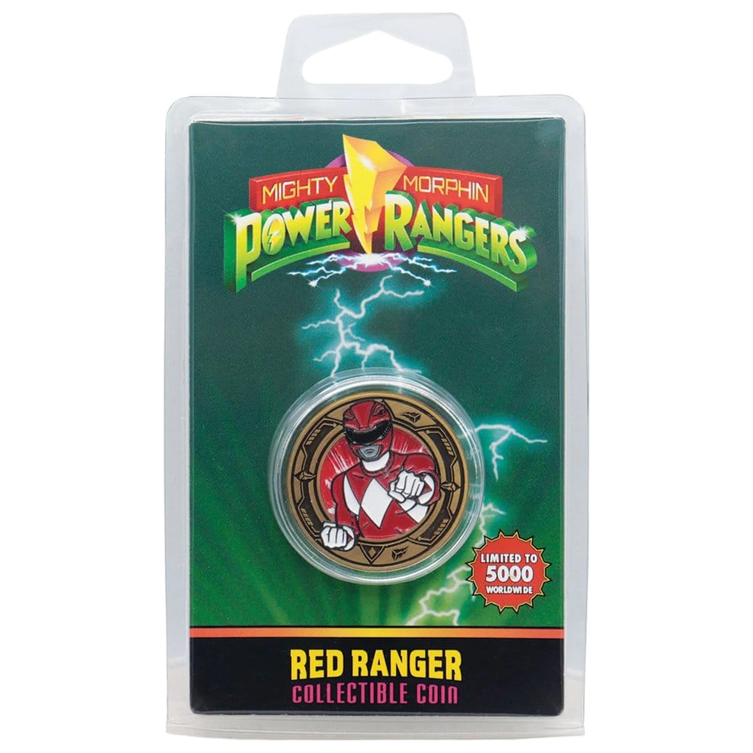 Power Rangers Collectable Coin Red Ranger Limited Edition product photo