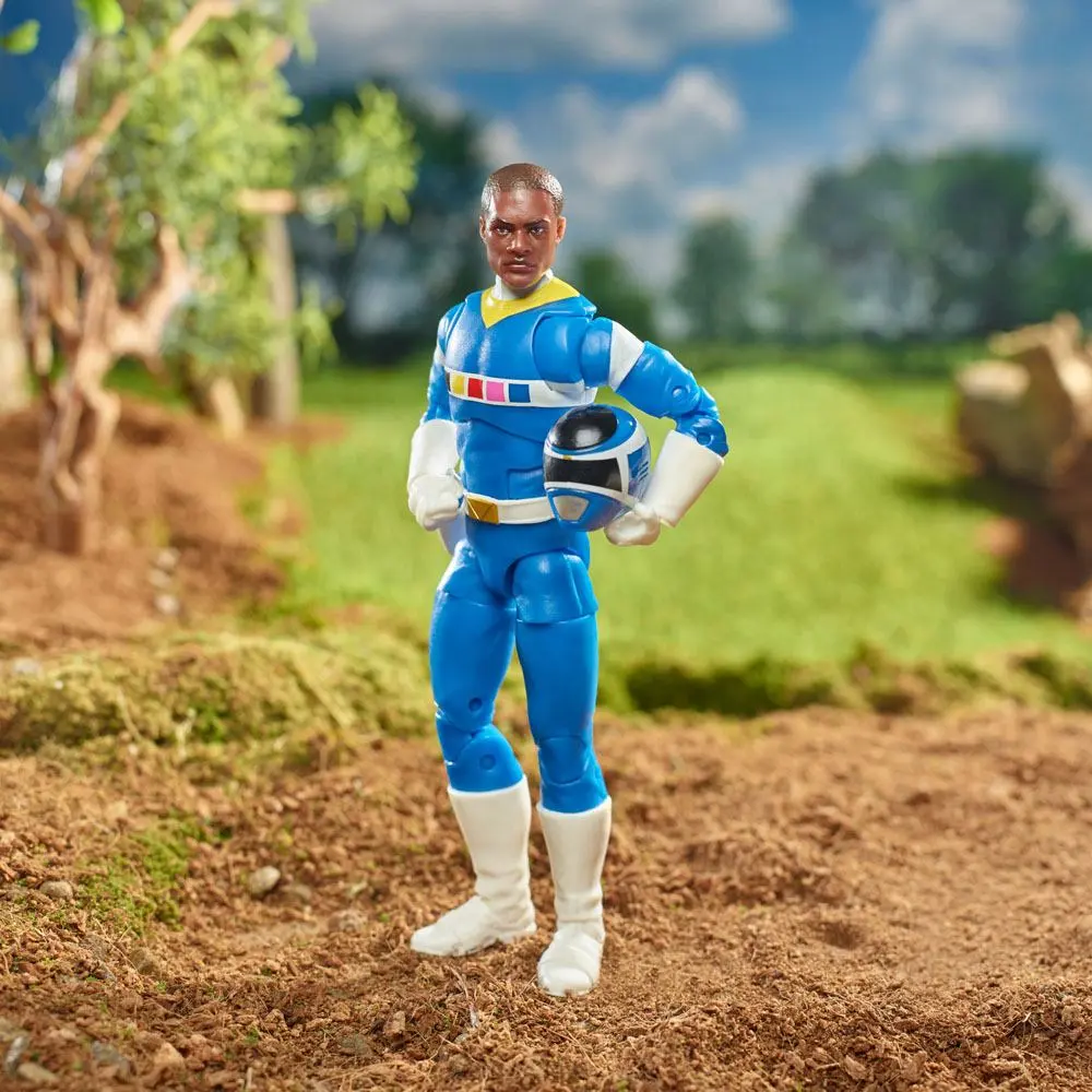 Power Rangers in Space Lightning Collection Action Figure 2022 Blue Ranger &amp; Galaxy Glider 15 cm product photo