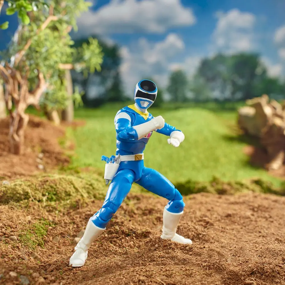Power Rangers in Space Lightning Collection Action Figure 2022 Blue Ranger &amp; Galaxy Glider 15 cm product photo