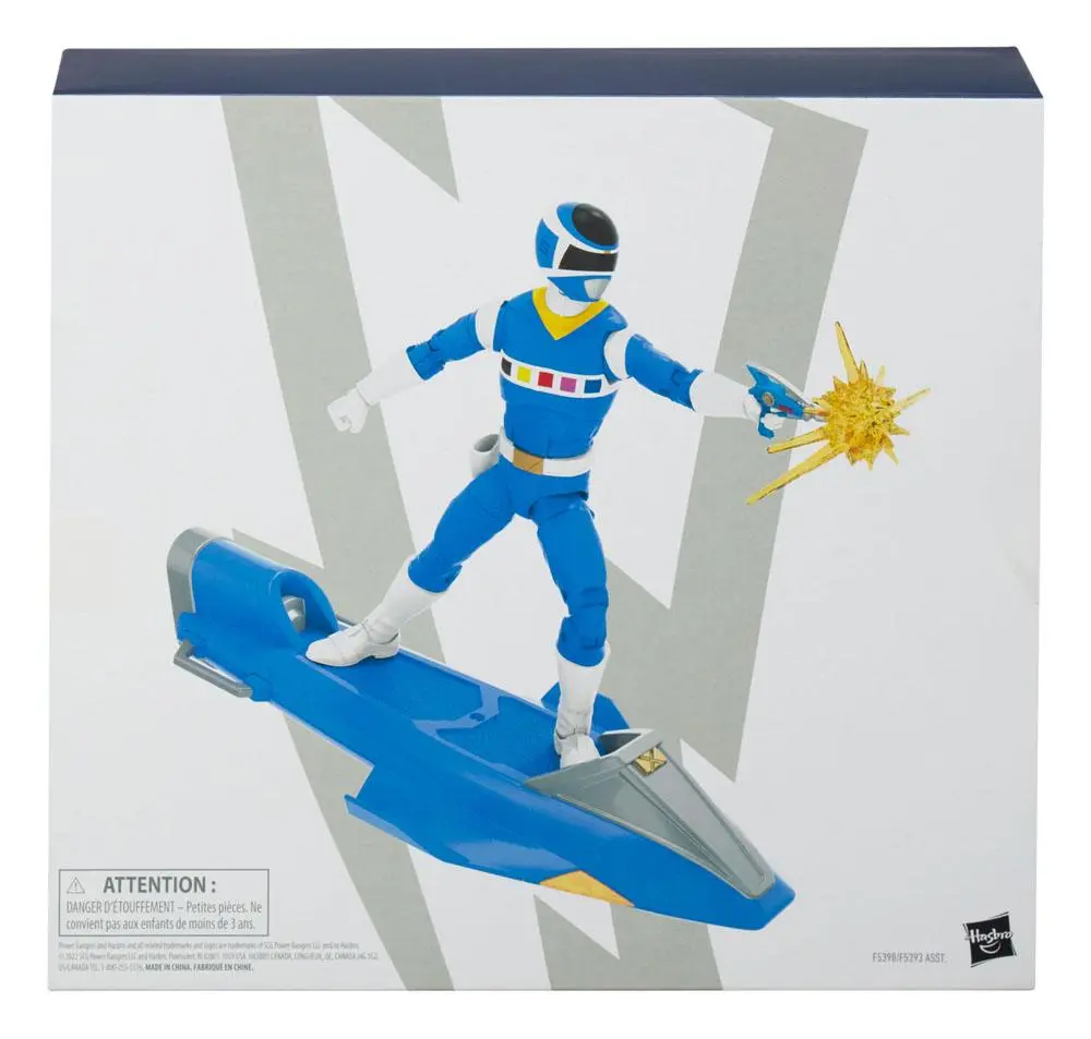 Power Rangers in Space Lightning Collection Action Figure 2022 Blue Ranger &amp; Galaxy Glider 15 cm product photo