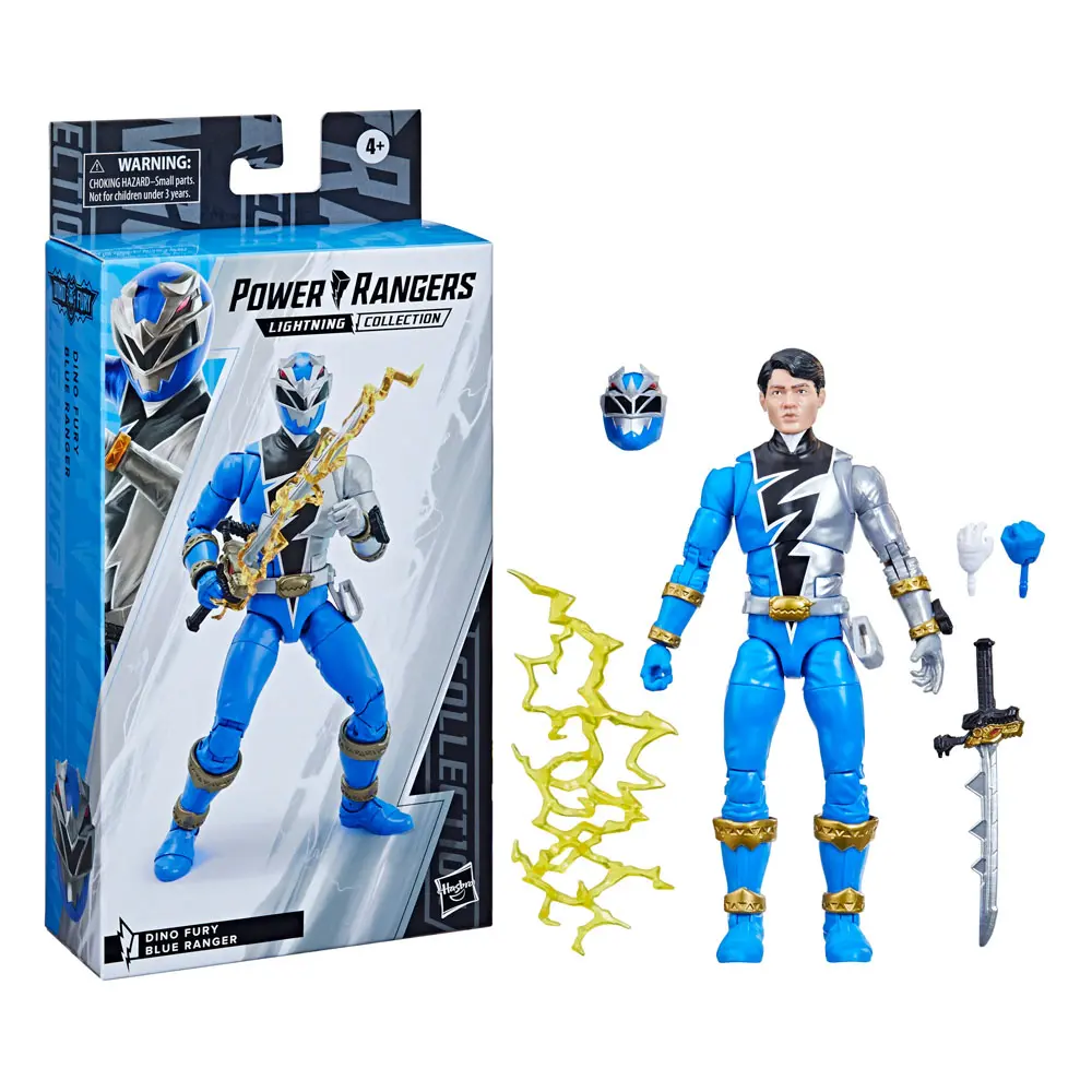 Power Rangers Lightning Collection Action Figure 2022 Dino Fury Blue Ranger 15 cm product photo