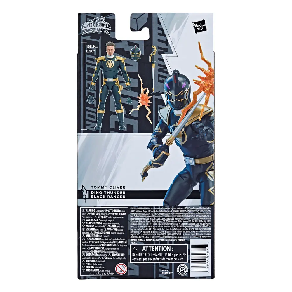 Power Rangers Lightning Collection Action Figure 2022 Dino Thunder Black Ranger 15 cm product photo
