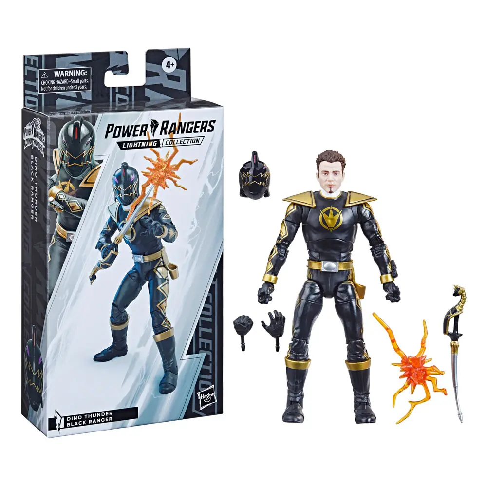 Power Rangers Lightning Collection Action Figure 2022 Dino Thunder Black Ranger 15 cm product photo