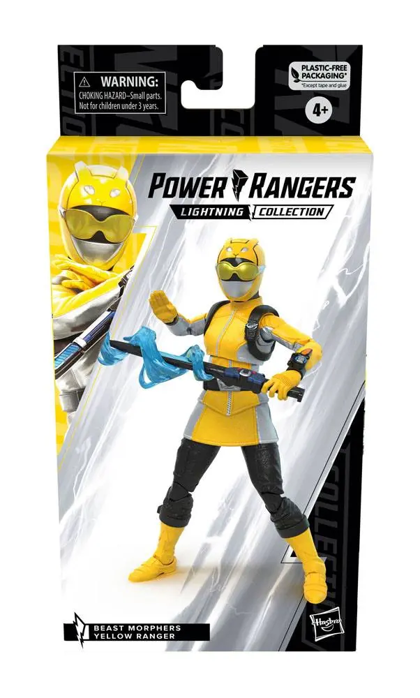 Power Rangers Lightning Collection Action Figure Beast Morphers Yellow Ranger 15 cm product photo