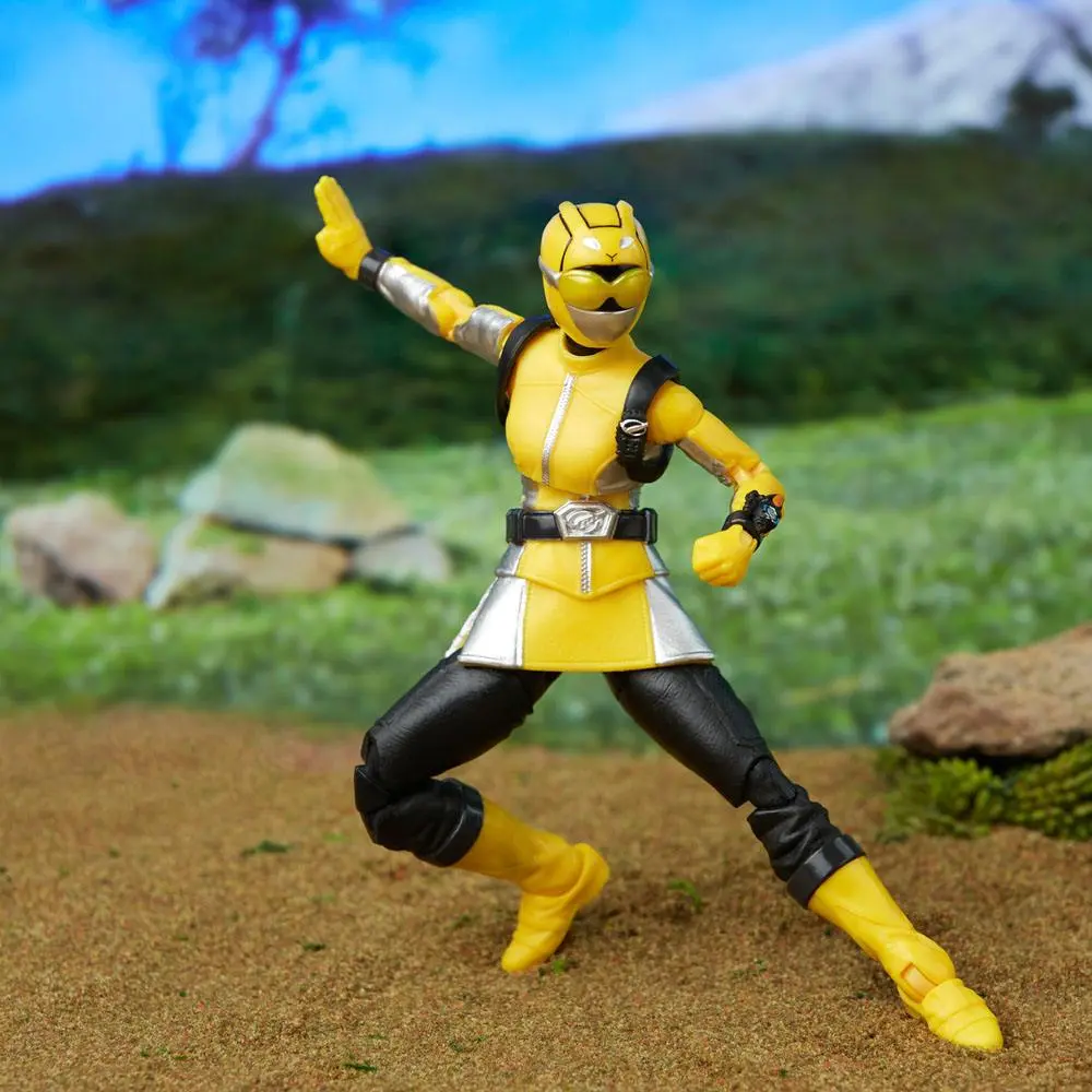 Power Rangers Lightning Collection Action Figure Beast Morphers Yellow Ranger 15 cm product photo