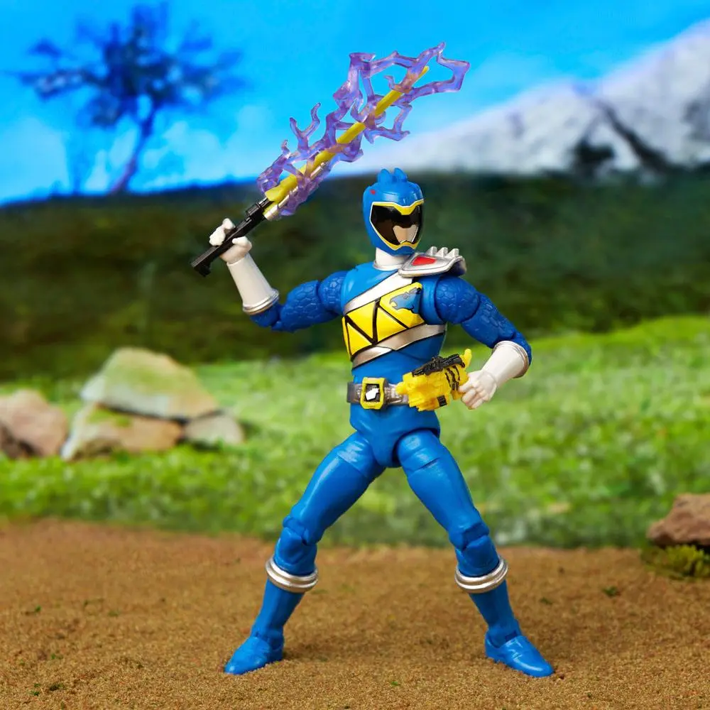 Power Rangers Lightning Collection Action Figure Dino Charge Blue Ranger 15 cm product photo