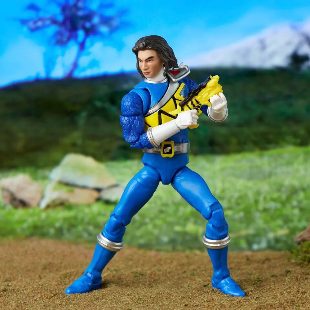Power Rangers Lightning Collection Action Figure Dino Charge Blue Ranger 15 cm product photo