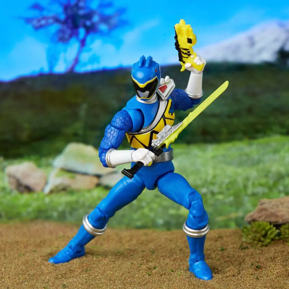 Power Rangers Lightning Collection Action Figure Dino Charge Blue Ranger 15 cm product photo