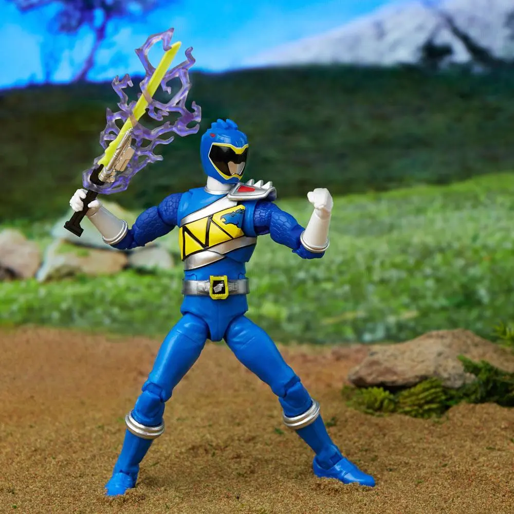 Power Rangers Lightning Collection Action Figure Dino Charge Blue Ranger 15 cm product photo