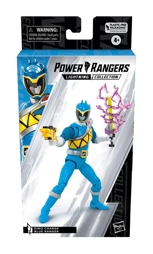 Power Rangers Lightning Collection Action Figure Dino Charge Blue Ranger 15 cm product photo
