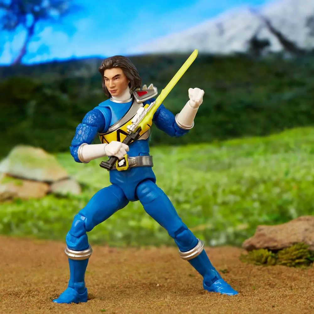 Power Rangers Lightning Collection Action Figure Dino Charge Blue Ranger 15 cm product photo