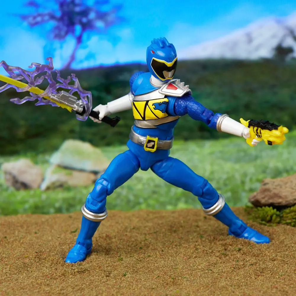 Power Rangers Lightning Collection Action Figure Dino Charge Blue Ranger 15 cm product photo