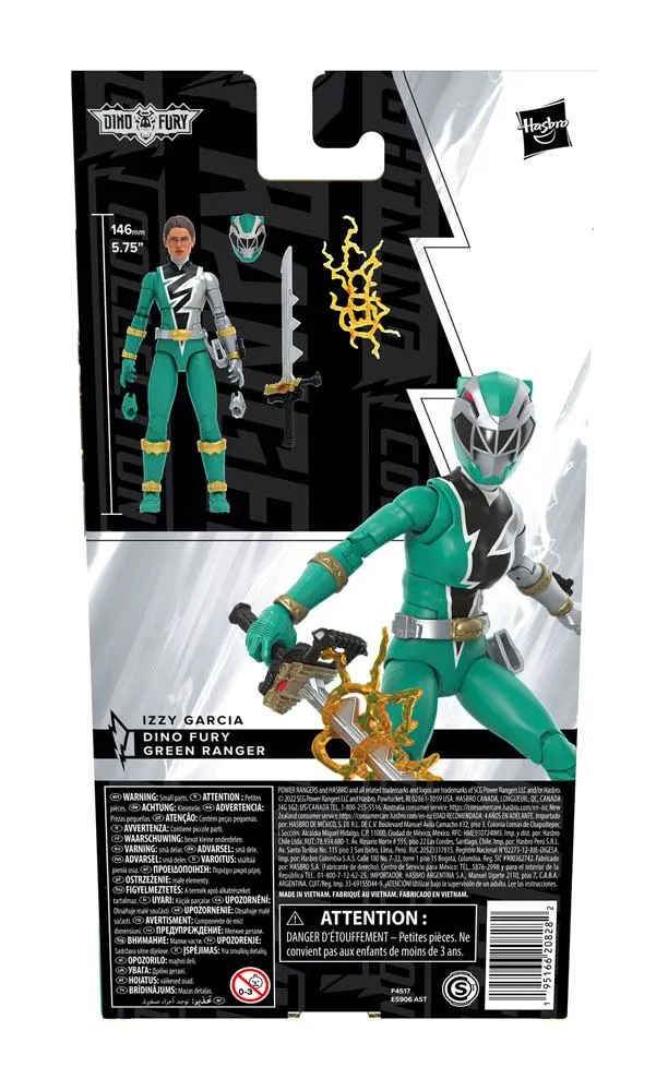 Power Rangers Lightning Collection Action Figure Dino Fury Green Ranger 15 cm termékfotó