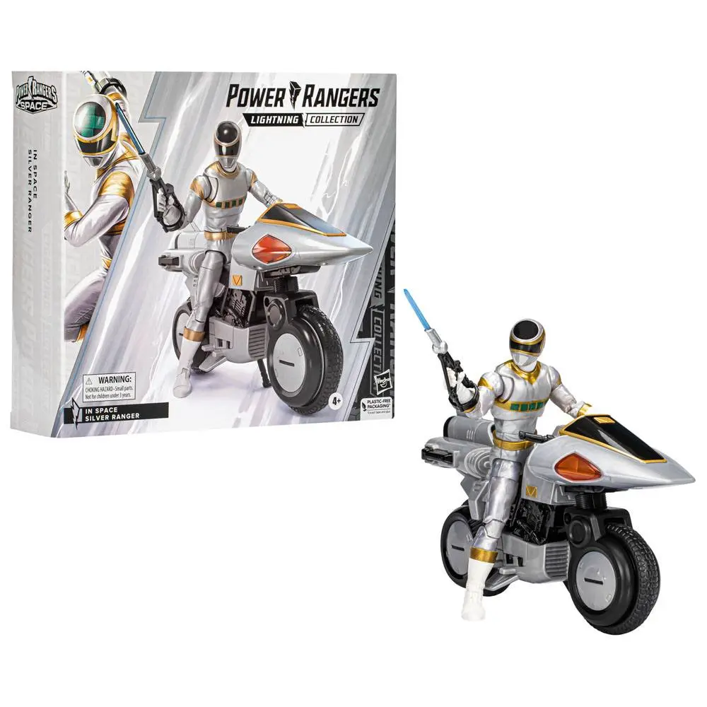 Power Rangers Lightning Collection Action Figure In Space Silver Ranger 15 cm product photo
