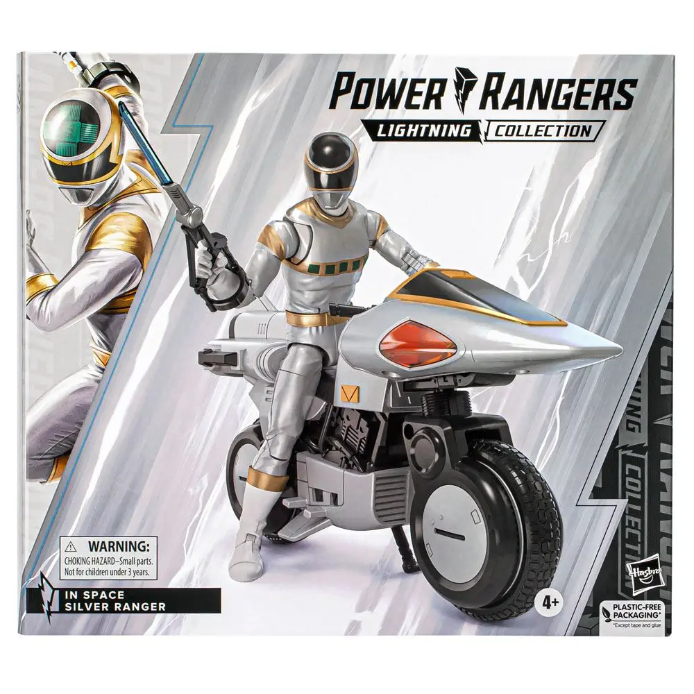 Power Rangers Lightning Collection Action Figure In Space Silver Ranger 15 cm product photo