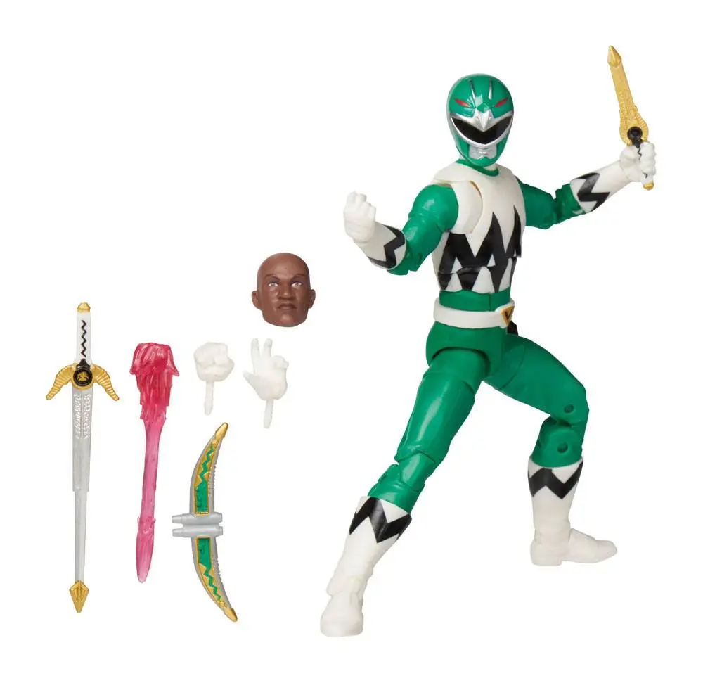 Power Rangers Lightning Collection Action Figure Lost Galaxy Green Ranger 15 cm product photo