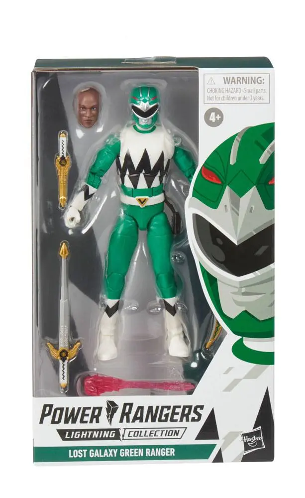 Power Rangers Lightning Collection Action Figure Lost Galaxy Green Ranger 15 cm product photo