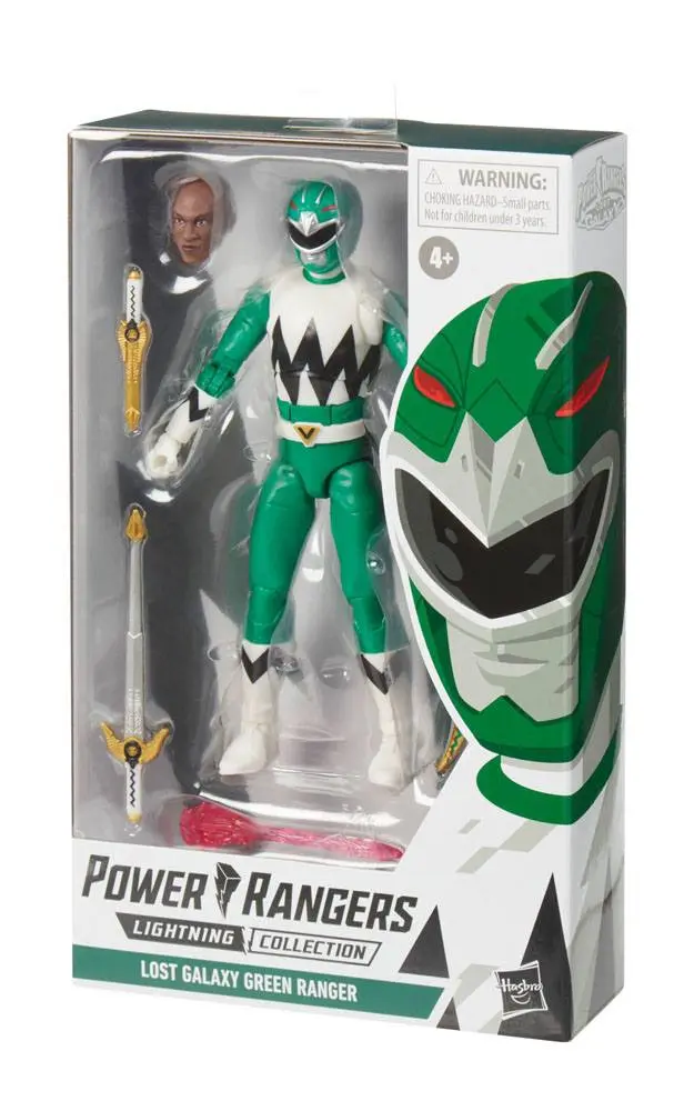 Power Rangers Lightning Collection Action Figure Lost Galaxy Green Ranger 15 cm product photo
