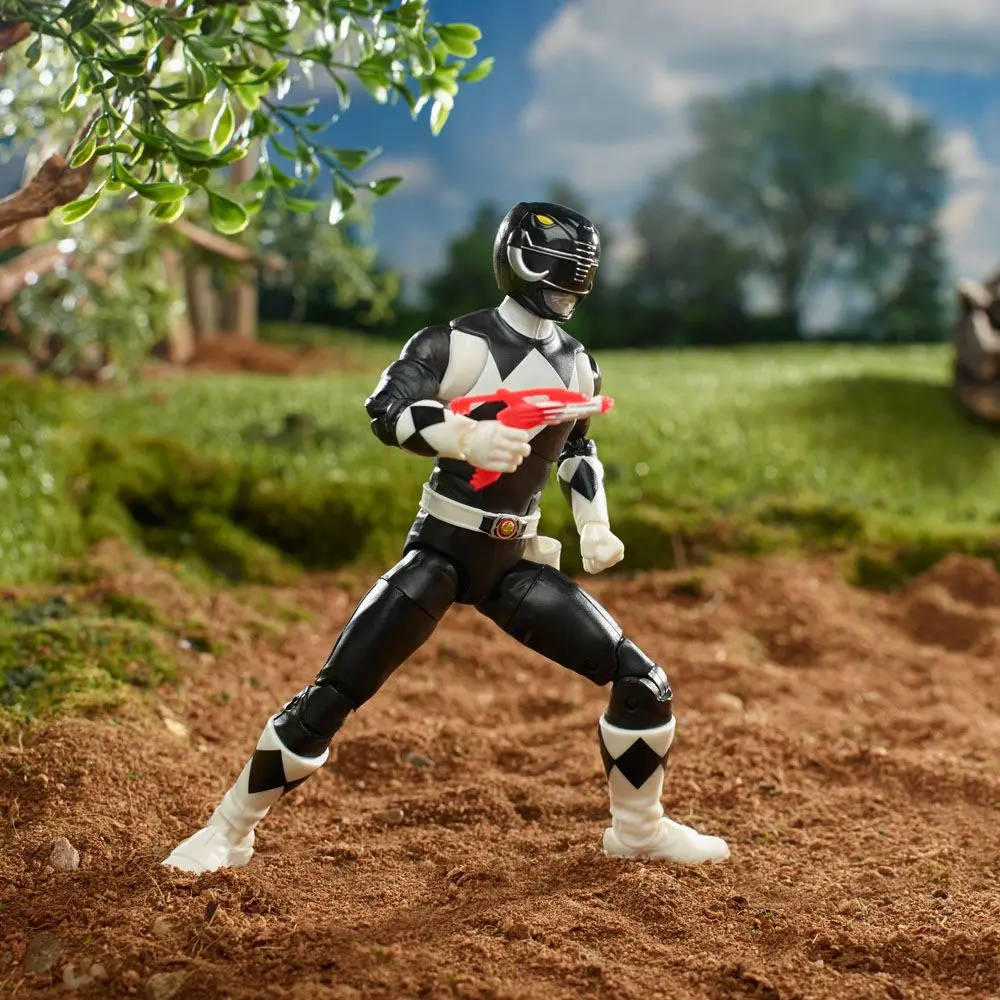 Power Rangers Lightning Collection Action Figure Mighty Morphin Black Ranger 15 cm product photo