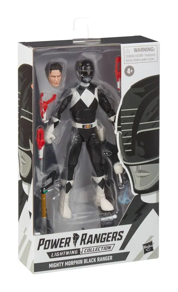 Power Rangers Lightning Collection Action Figure Mighty Morphin Black Ranger 15 cm product photo