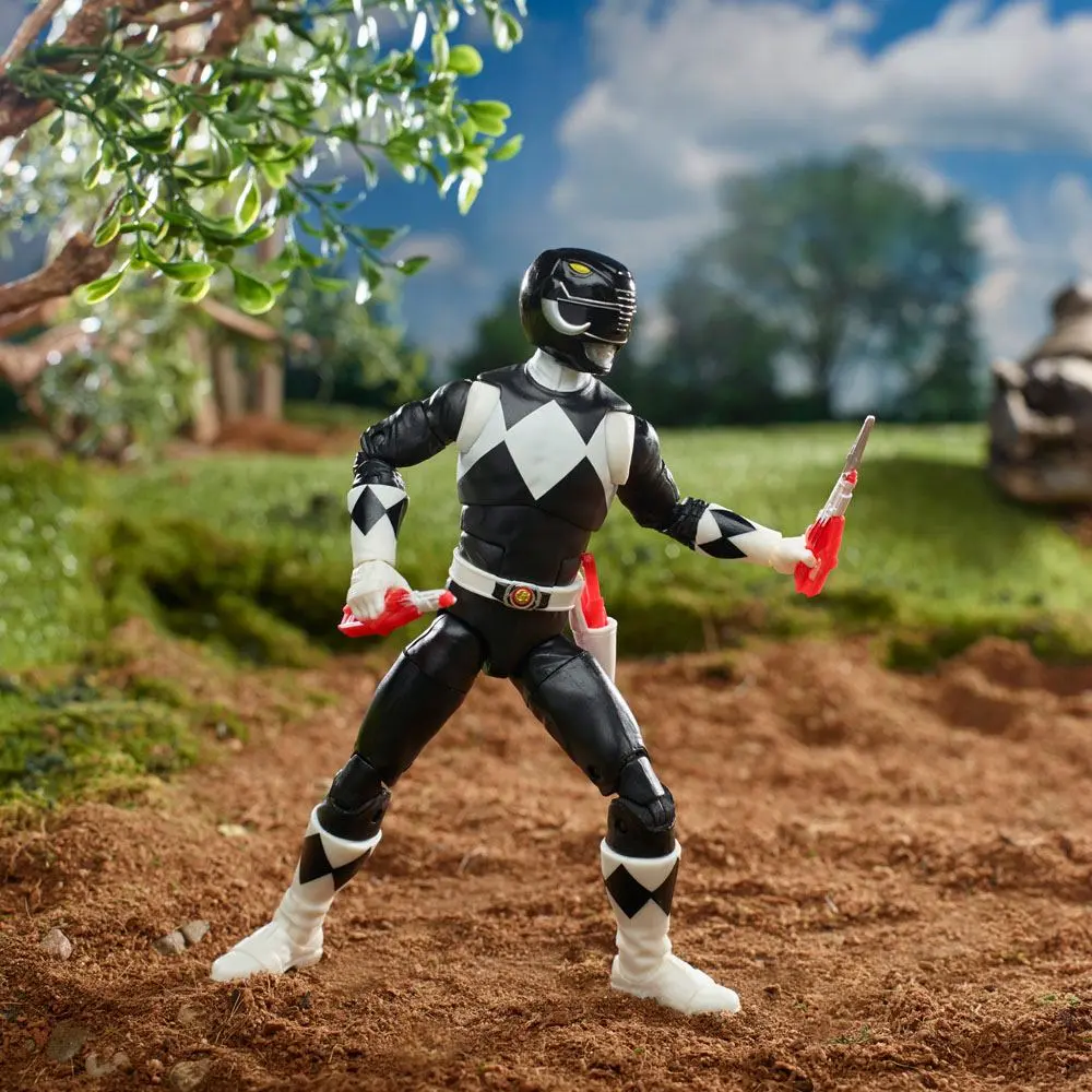 Power Rangers Lightning Collection Action Figure Mighty Morphin Black Ranger 15 cm product photo