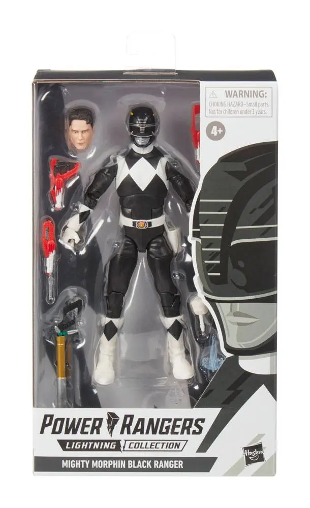 Power Rangers Lightning Collection Action Figure Mighty Morphin Black Ranger 15 cm product photo