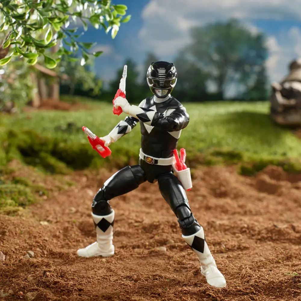 Power Rangers Lightning Collection Action Figure Mighty Morphin Black Ranger 15 cm product photo