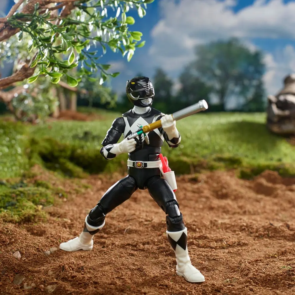 Power Rangers Lightning Collection Action Figure Mighty Morphin Black Ranger 15 cm product photo